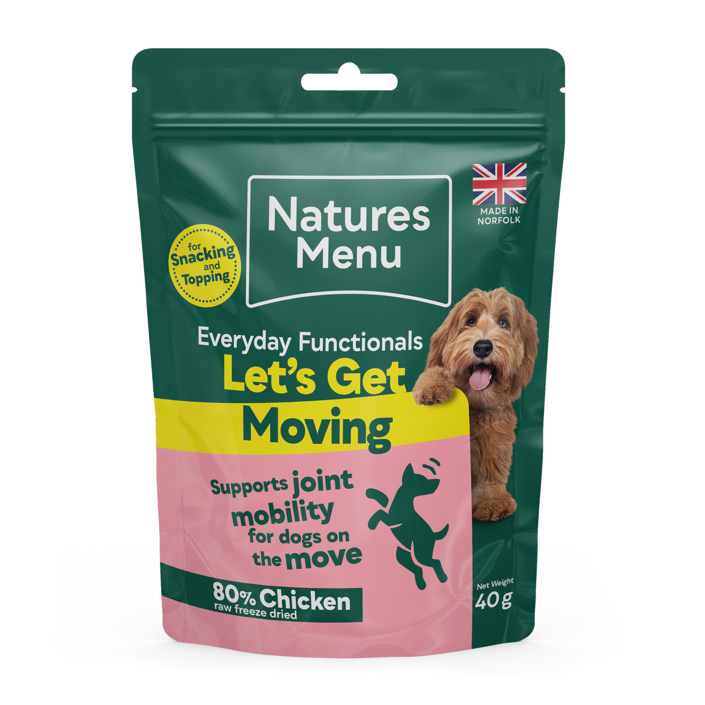 Natures Menu Freeze Dried Everyday Functionals Mobility Dog Treat - Chicken