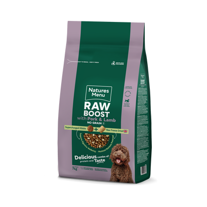 Natures Menu Freeze Dried Raw Boost with Pork & Lamb Adult Dry Dog Food