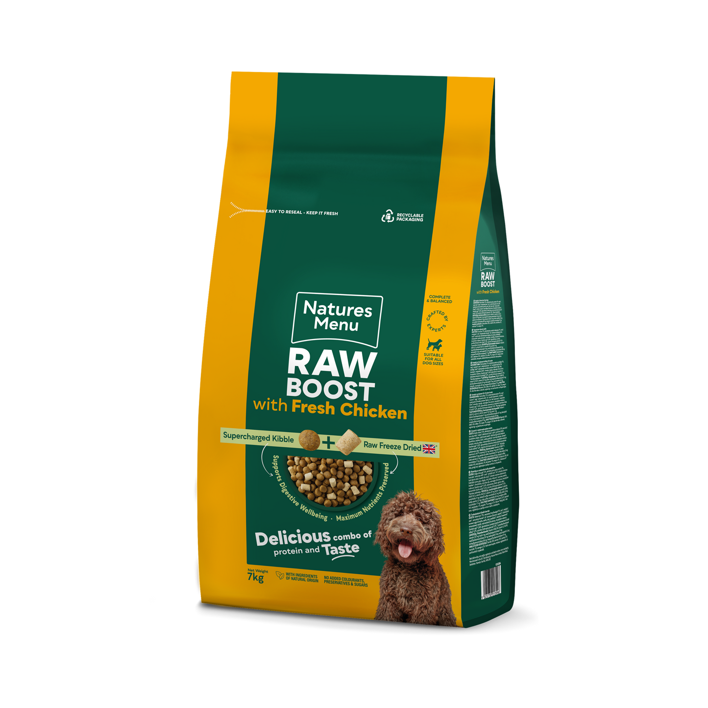 Natures Menu Freeze Dried Raw Boost with Fresh Chicken Adult Dry Dog Food