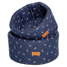 Front View of FatFace Spotty Bees Cat Cosy Bed - 39cm & 45cm