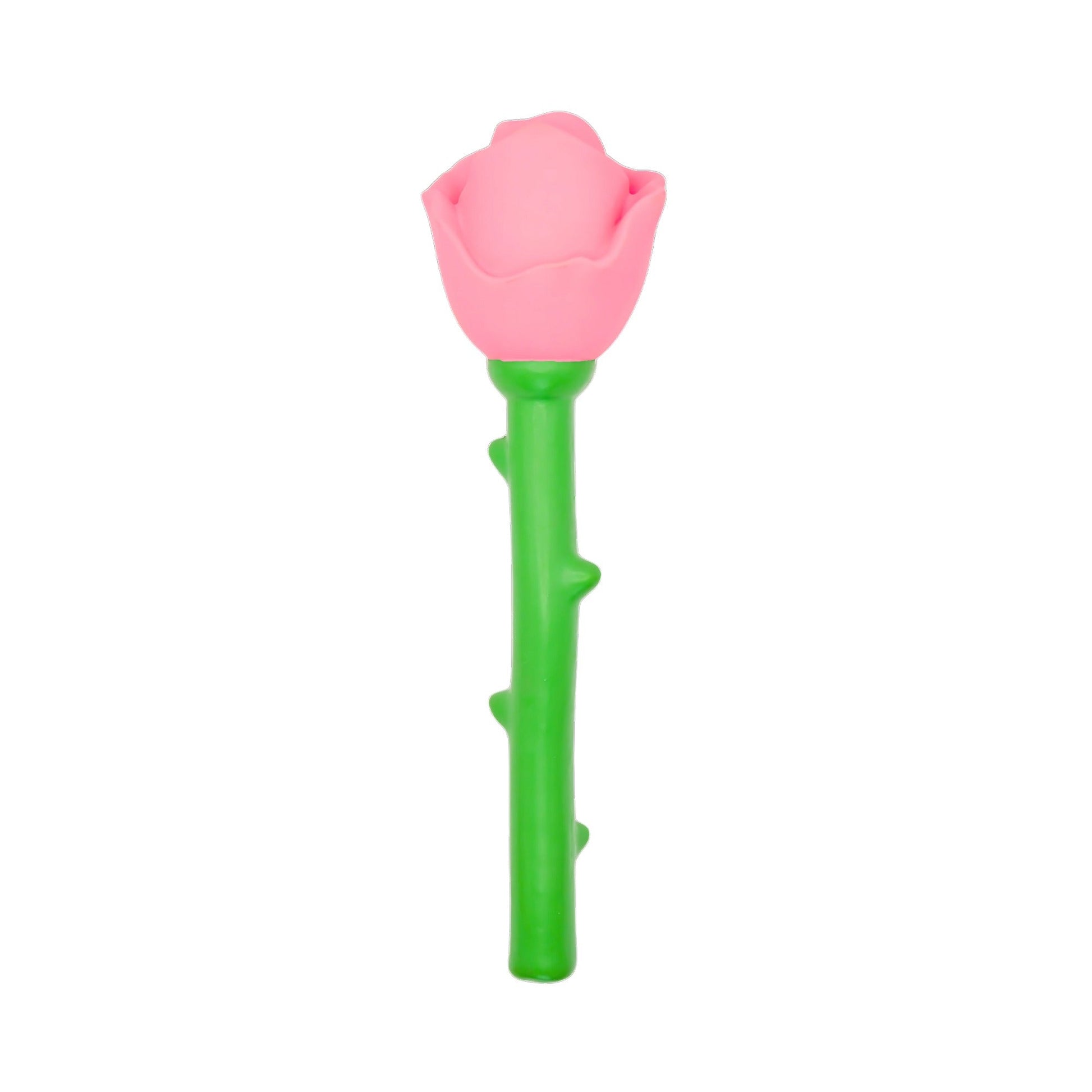 Front View of Cath Kidston Dolly Rose Latex Rose Dog Toy - One Size