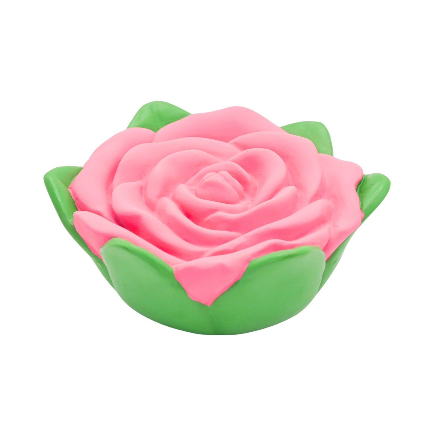 Front View of Cath Kidston Dolly Rose Latex Rose Ball Dog Toy - One Size