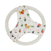 Cath Kidston Dogs & Roses Rope Frisbee Dog Toy