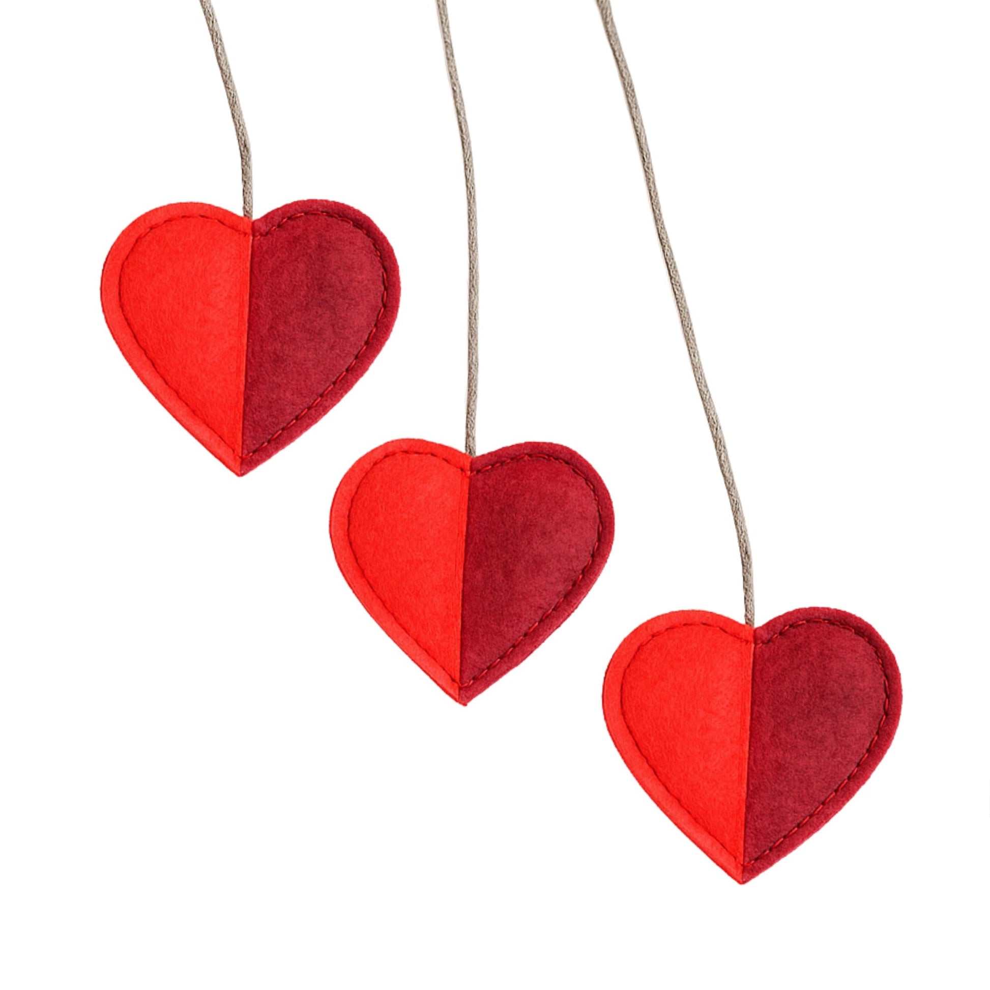 Cath Kidston Dogs & Roses 3 Hearts Cat Teaser Toy - One Size