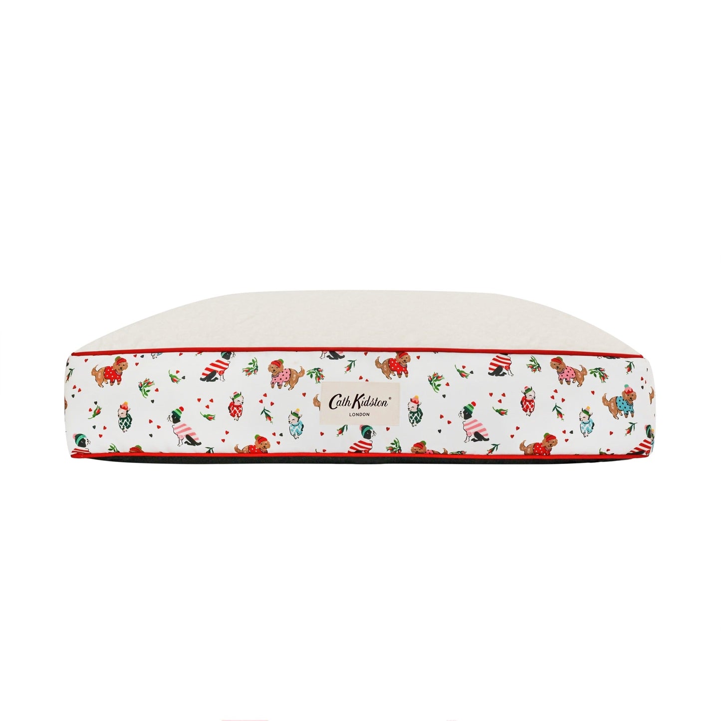 Front View of Cath Kidston Dogs & Roses Dog Mattress - Small, Medium & Large