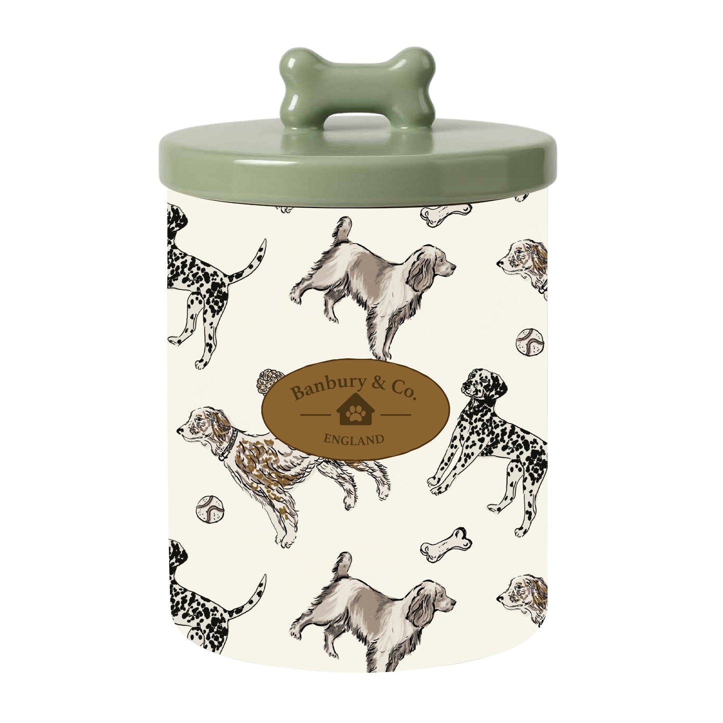 Banbury & Co Rural Retreats Ceramic Pet Treat Jar