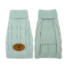 Banbury & Co Rural Retreats Seafoam Knit Dog Jumper