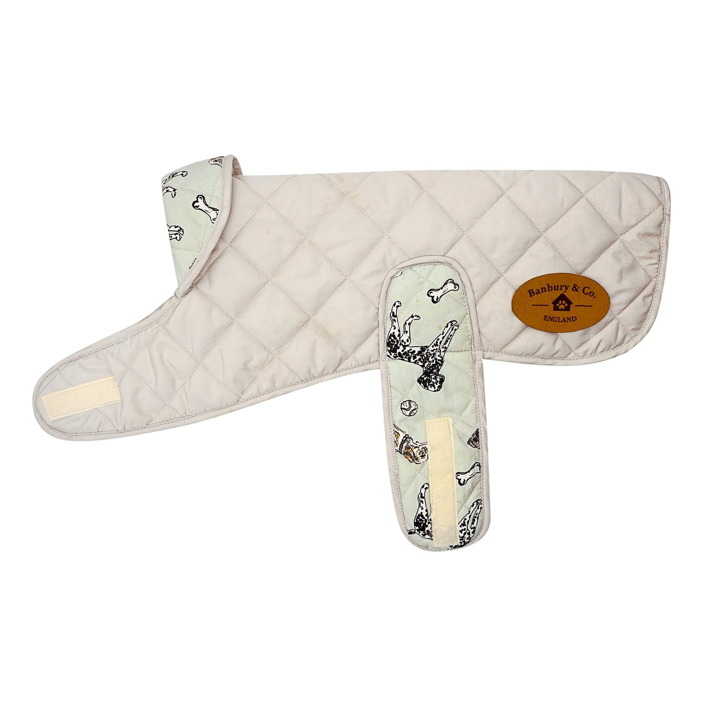 Banbury & Co Rural Retreats Grey Quilted Dog Coat