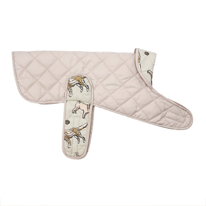 Banbury & Co Rural Retreats Grey Quilted Dog Coat