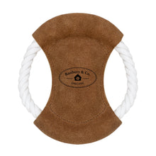 Banbury & Co Rural Retreats Suede and Rope Frisbee Dog Toy