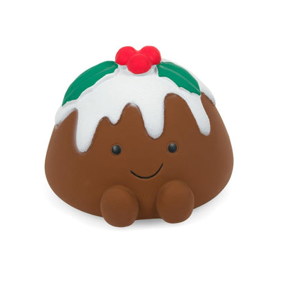 Front View of Petface Chrissie Christmas Pudding Dog Toy - One Size