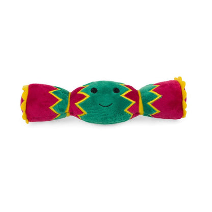 Front View of Petface Carys Cracker Christmas Dog Toy - One Size