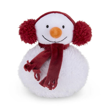 Front View of Petface Storm Snowman Plush Christmas Dog Toy