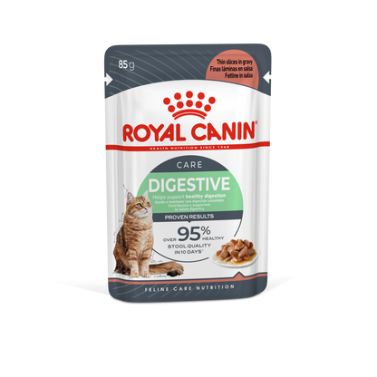 Royal Canin Digestive Care Adult Thin Slices in Gravy Wet Cat Food