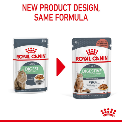 Royal Canin Digestive Care Adult Thin Slices in Gravy Wet Cat Food