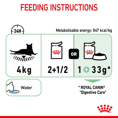 Royal Canin Digestive Care Adult Thin Slices in Gravy Wet Cat Food