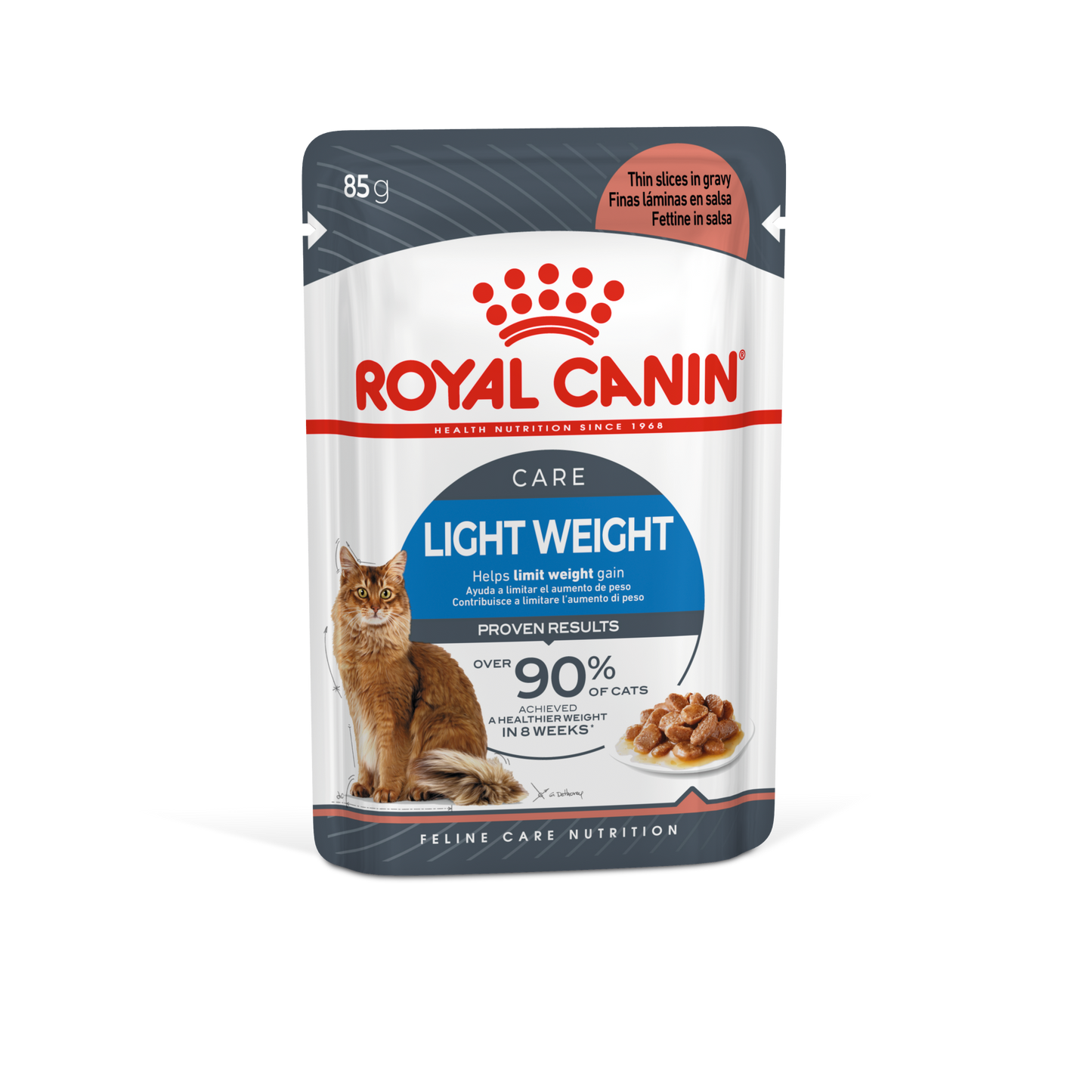 Royal Canin Light Weight Care Adult Thin Slices in Gravy Wet Cat Food