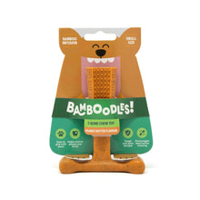 Bamboodles T-Bone Chew Toy for Dogs - Peanut Butter Flavour