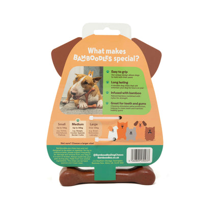 Bamboodles Y-Bone Chew Toy for Dogs - Bacon Flavour
