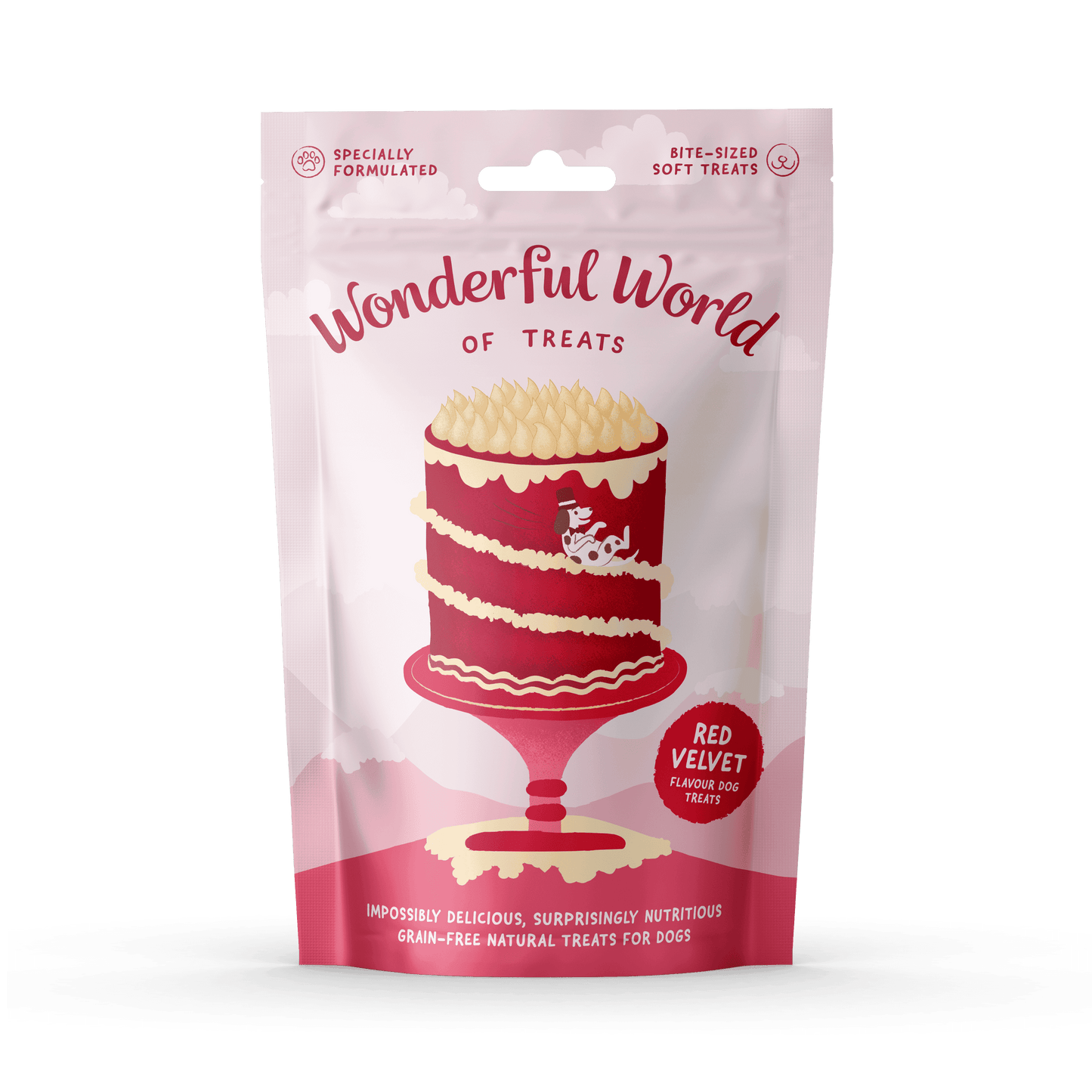 Wonderful World of Treats Red Velvet Cake Dog Treats