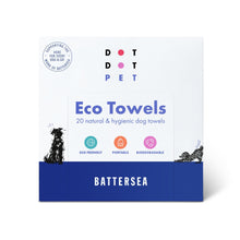 Front View of DotDotPet Battersea Eco Dog Towels - 20 x 40cm 80cm
