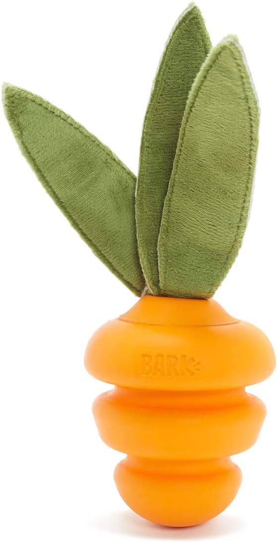 BARK Deep Roots Carrot Super Chewer Dog Toy