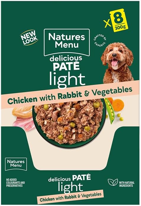 Natures menu Natures Menu Light Chicken Rabbit Adult Wet Dog Food pet food packaging