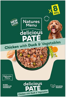 Natures Menu Original Adult Chicken & Duck Wet Dog Food Pouches