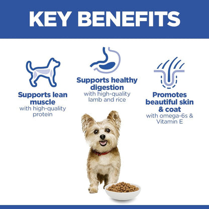 Hill's Science Plan Adult Small & Mini Breed Dry Dog Food with Lamb & Rice