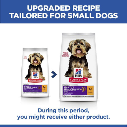 Hill's Science Plan Sensitive Stomach & Skin Small & Mini Breed Adult Dry Dog Food with Chicken
