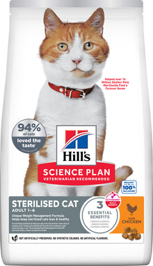 Hill's Science Plan Sterilised Cat Adult Cat Dry Food - Chicken