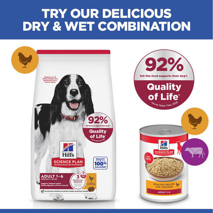 Hill's Science Plan Medium Adult 1-6 Dry Dog Food - Chicken