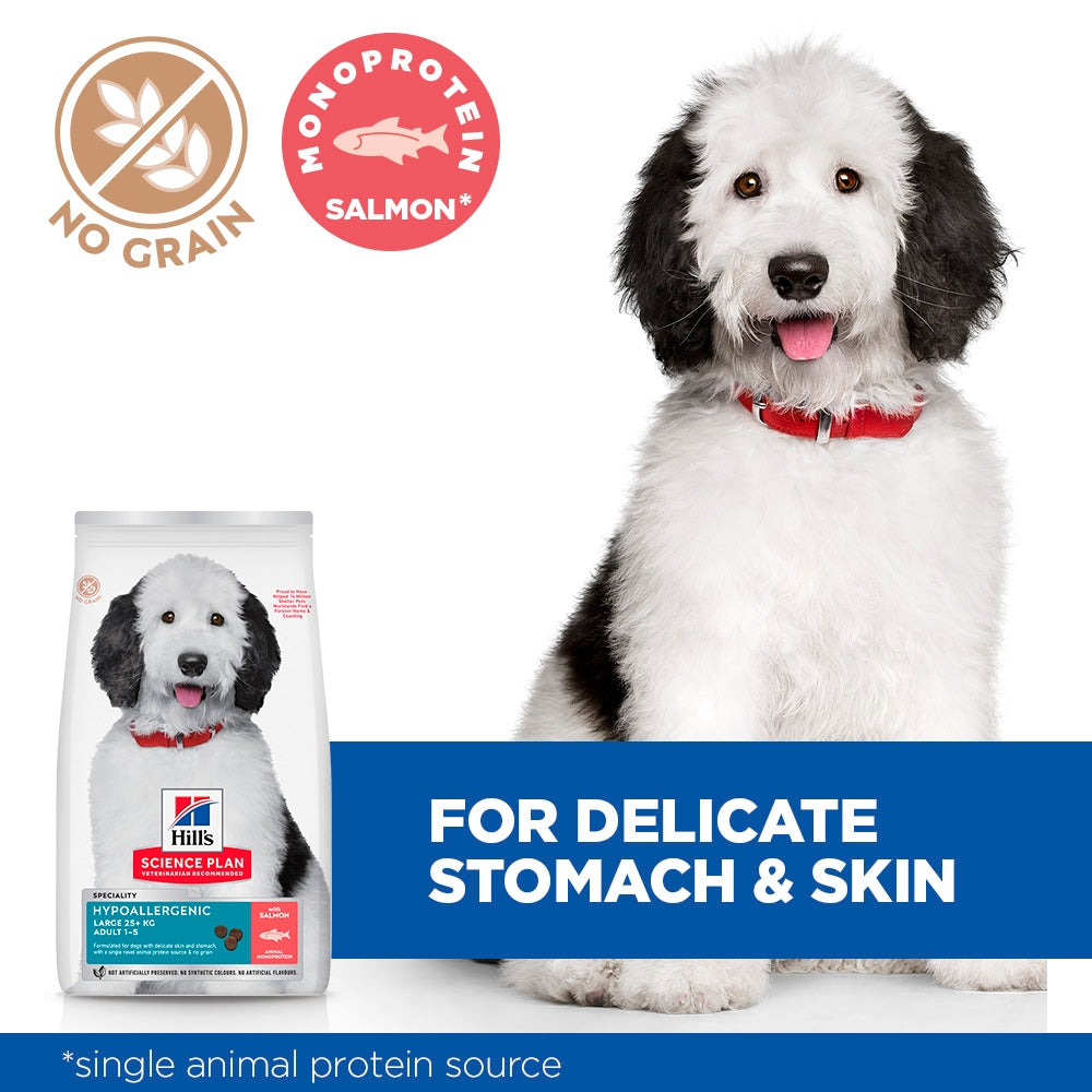 Hill's Science Plan Hypoallergenic Large Adult Dry Dog Food - Salmon