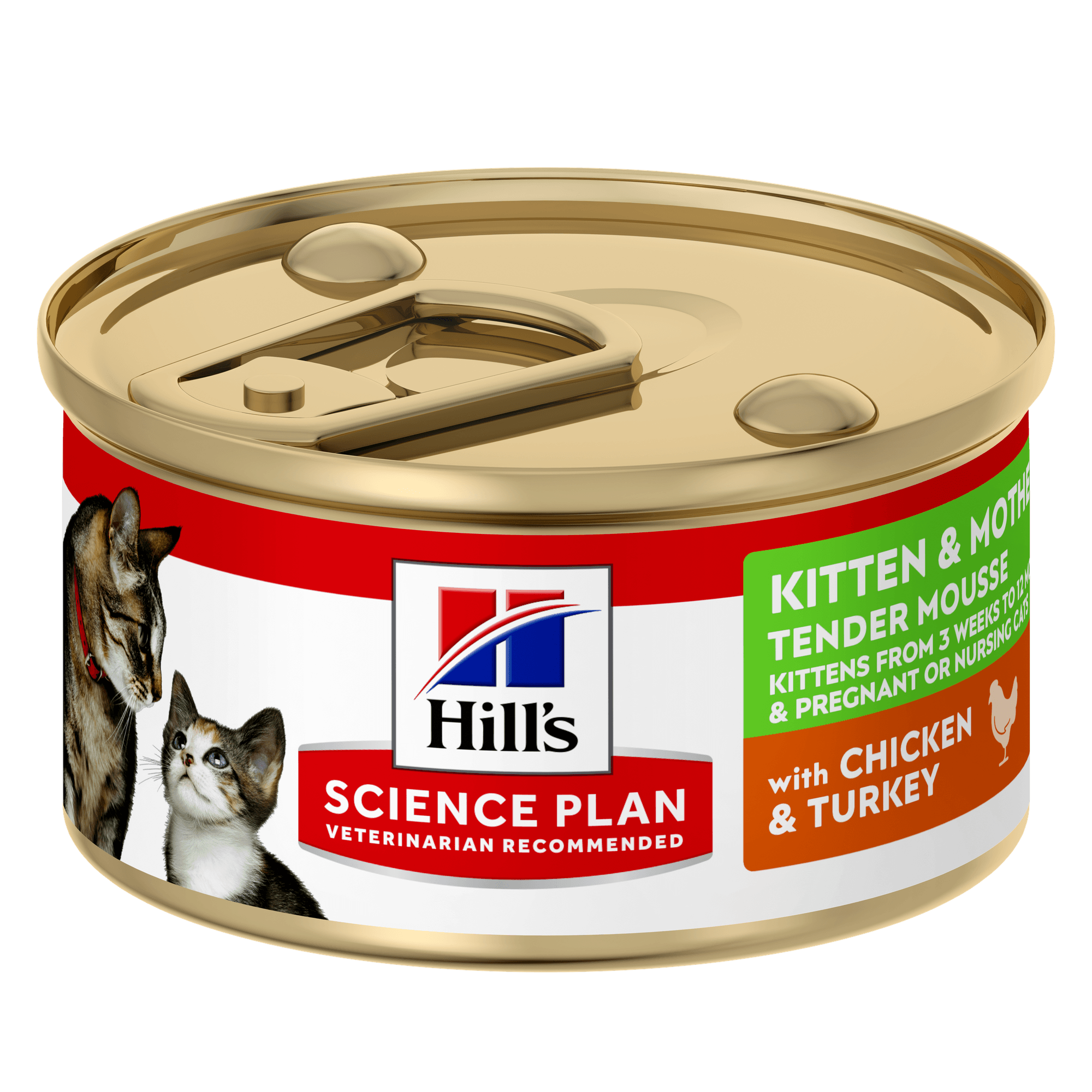 Science Plan Science Plan Hill Mother Mousse Chicken Pork Turkey Kitten Wet Cat Food pet food packaging