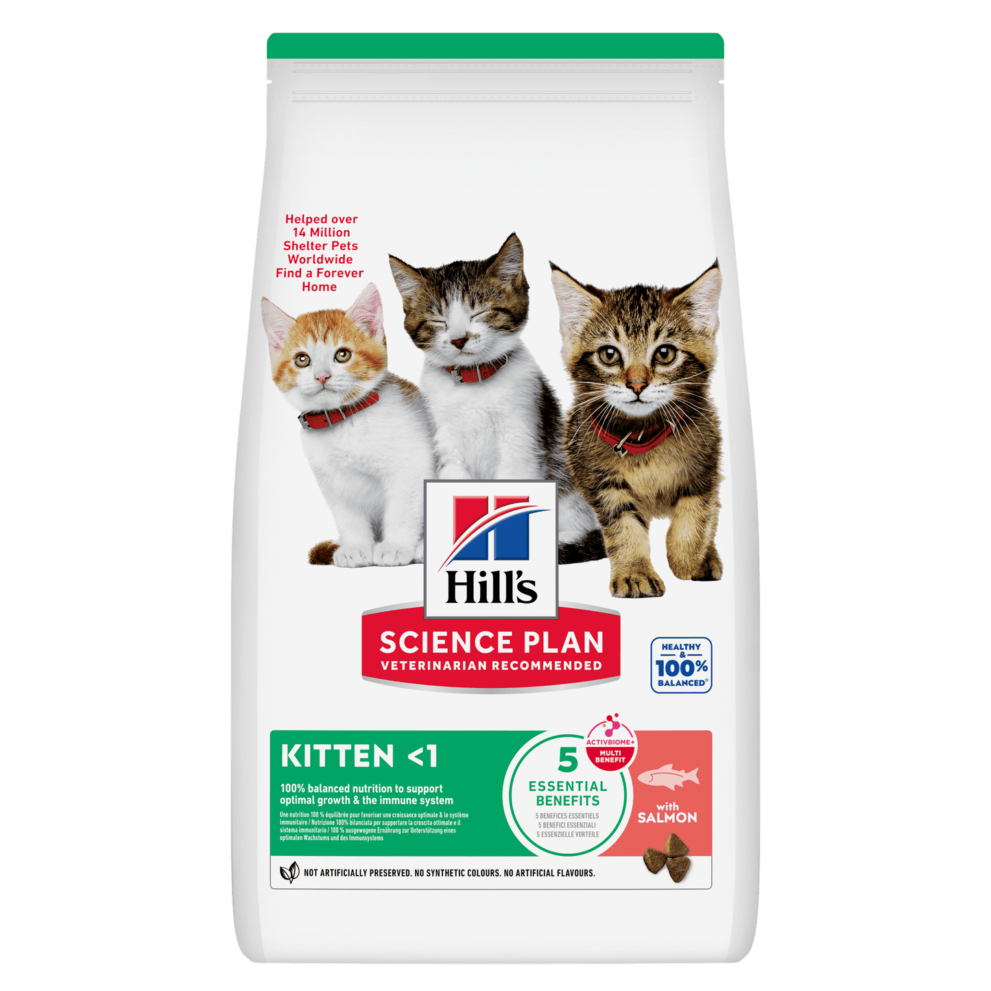 Hill's Science Plan Kitten Dry Cat Food with Salmon
