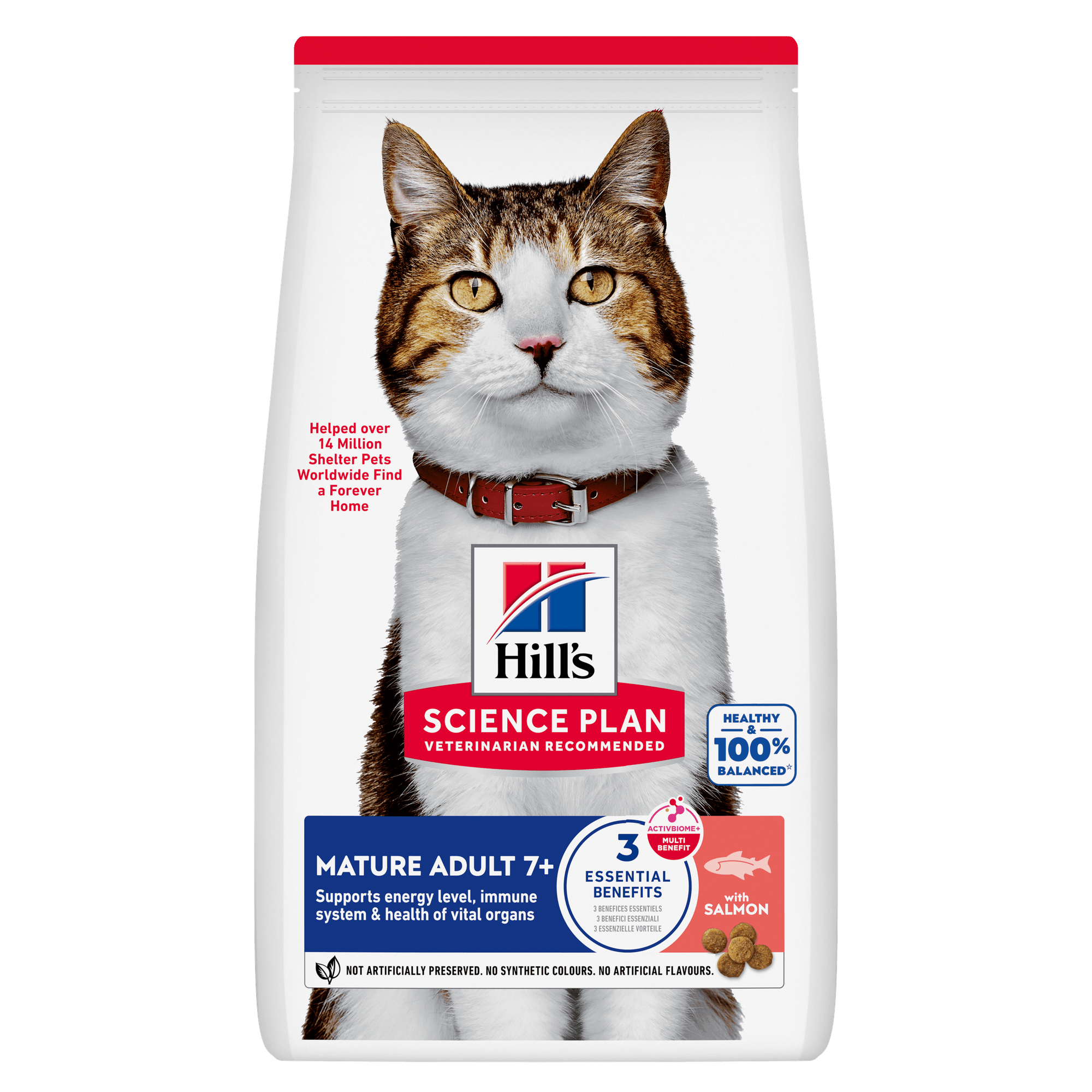 Science Plan Science Plan Hill Chicken Salmon Turkey Adult Dry Cat Food pet food packaging