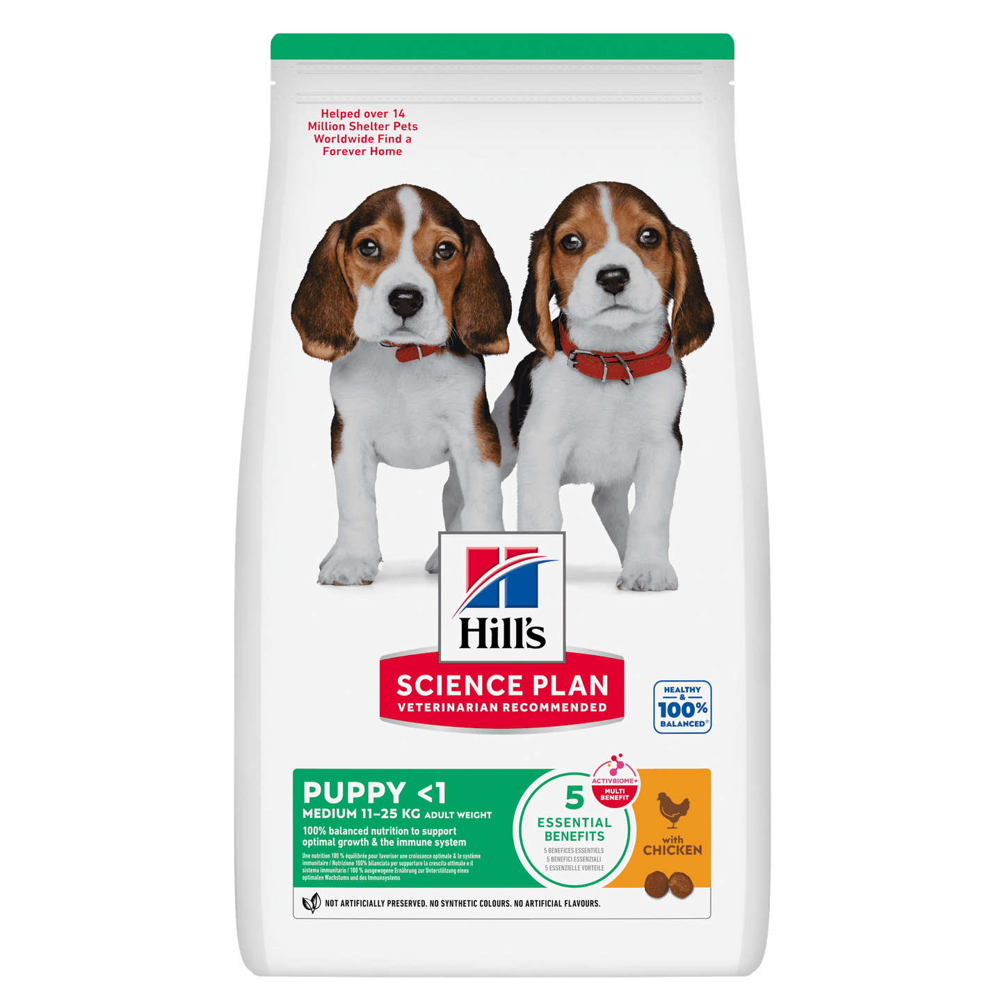 Hill's Science Plan Puppy Medium Breed Dry Dog Food with Chicken