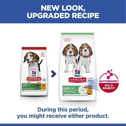 Hill's Science Plan Puppy Medium Breed Dry Dog Food with Chicken