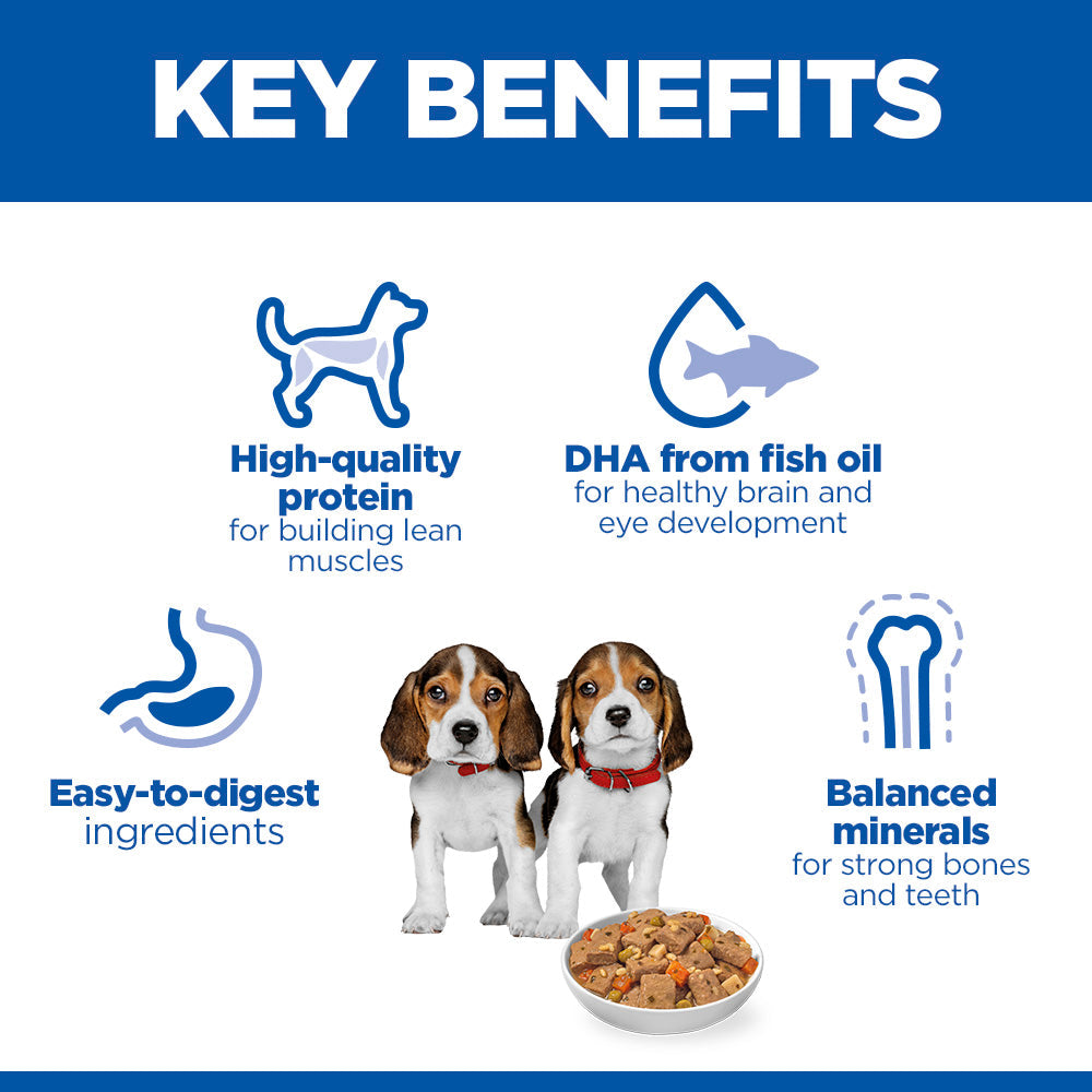 Hill's Science Plan Puppy Savoury Stew with Chicken & added Vegetables Wet Dog Food
