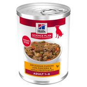 Hill's Science Plan Adult Savoury Stew with Chicken & added Vegetables Wet Dog Food