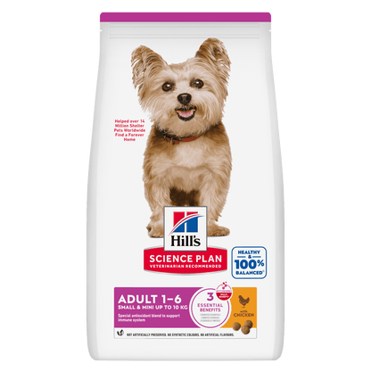 Hill's Science Plan Adult Small & Mini Breed Dry Dog Food with Chicken