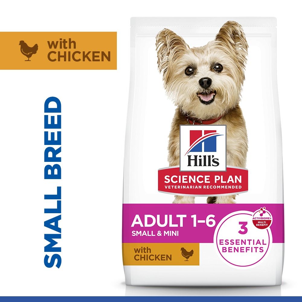 Hill's Science Plan Small & Mini Adult1-6 Dry Dog Food 3 kg Chicken