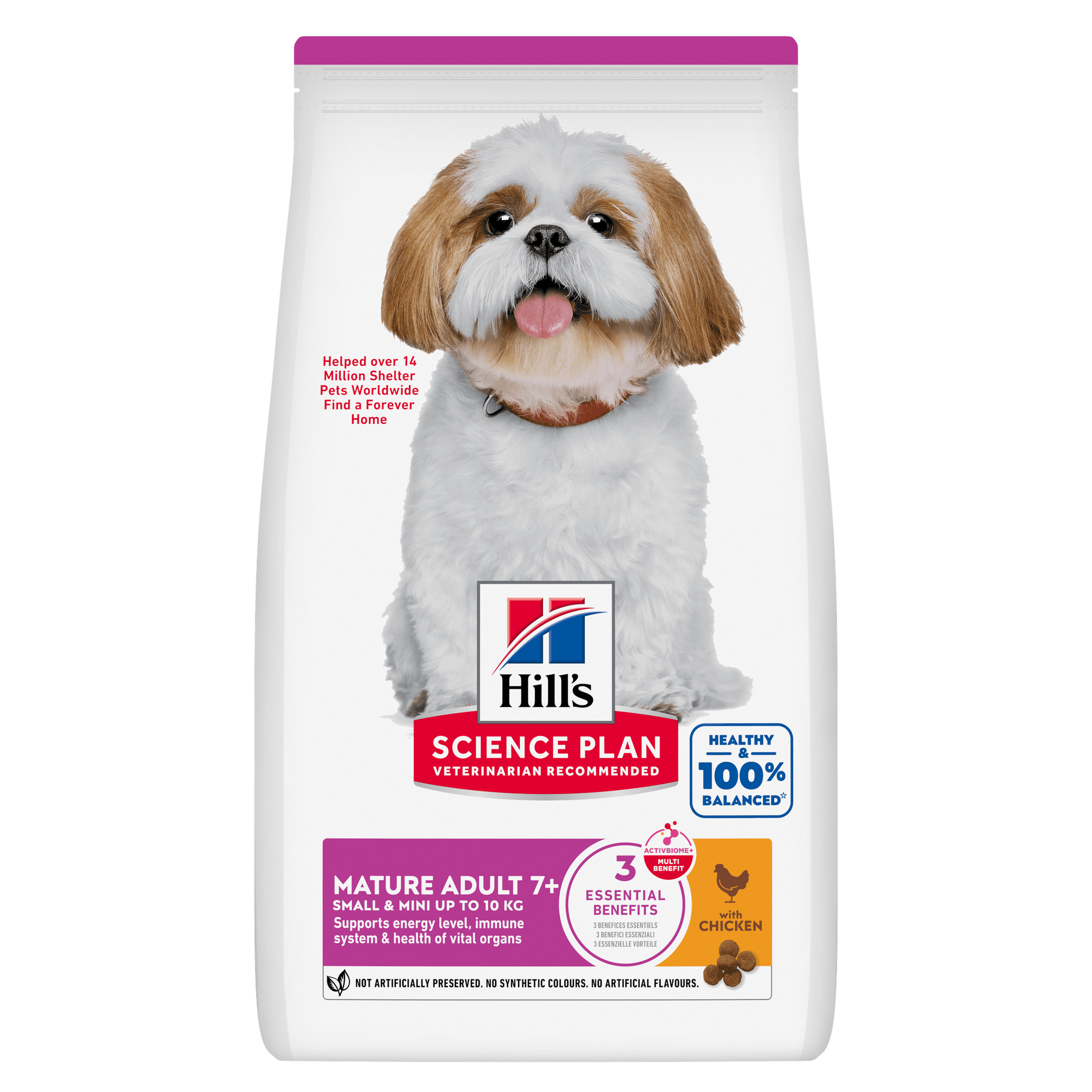 Science Plan Science Plan Hill Chicken Turkey Senior Dry Dog Food pet food packaging