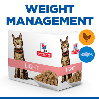 Hill's Science Plan Adult Light Chicken & Ocean Fish Wet Cat Food