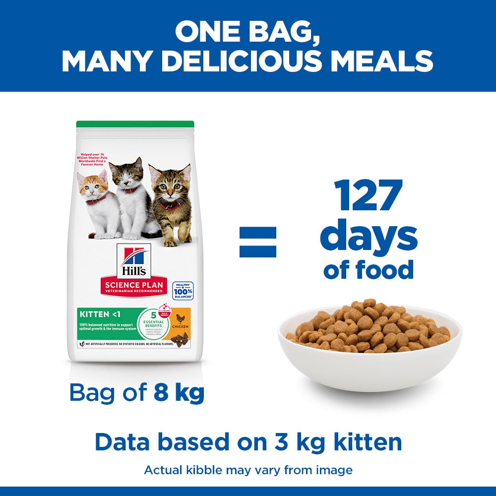 Hill's Science Plan Kitten <1 Dry Cat Food - Chicken