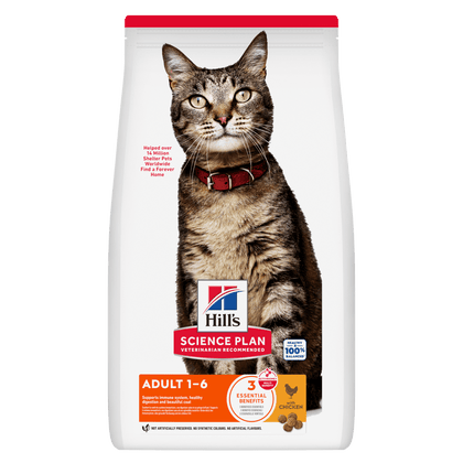 Hill's Science Plan Adult 1-6 Dry Cat Food - Chicken