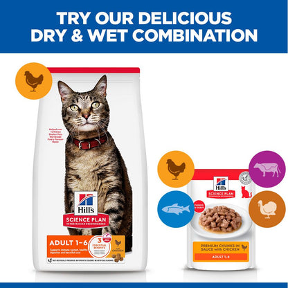 Hill's Science Plan Adult 1-6 Dry Cat Food - Chicken