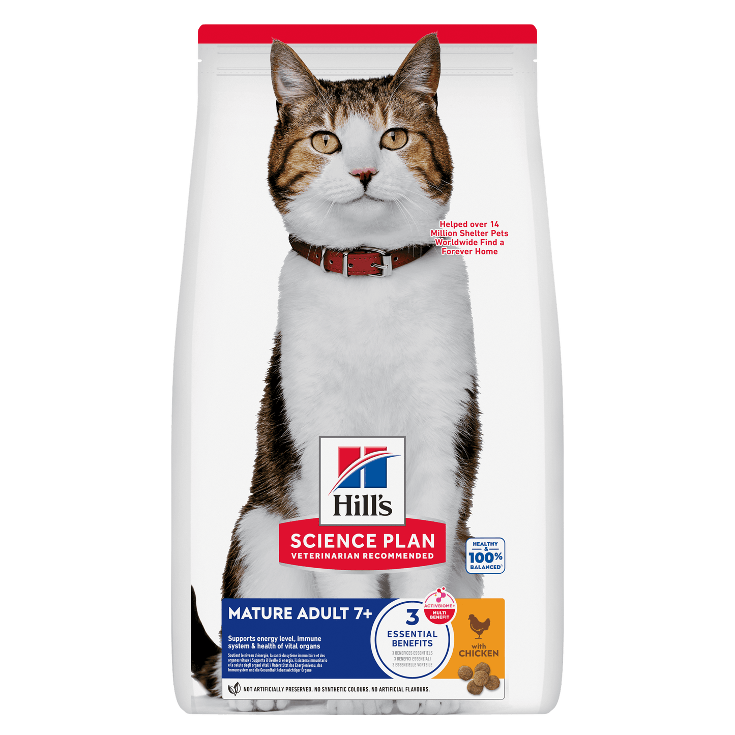 Hill's Science Plan Mature Adult 7+ Dry Cat Food - Chicken