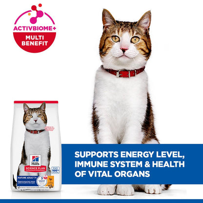 Hill's Science Plan Mature Adult 7+ Dry Cat Food - Chicken