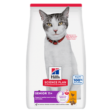 Hill's Science Plan Senior 11+ Dry Cat Food - Chicken